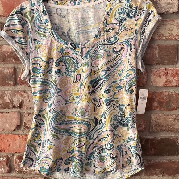 Anthropologie Tops - Anthropologie Multi-Color Tee S